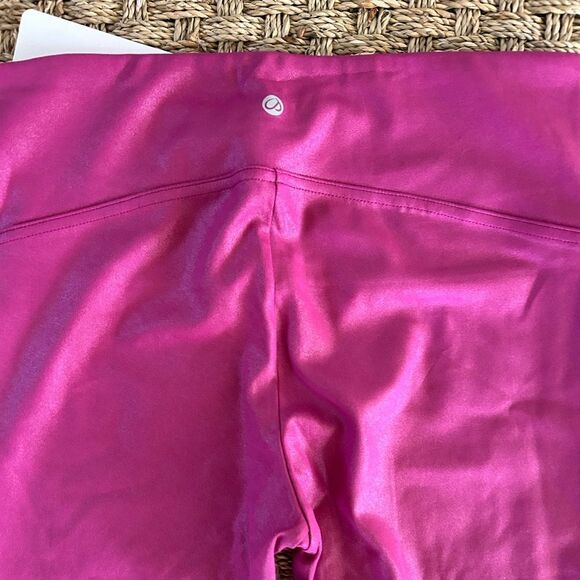 CRZ YOGA Butterluxe Matte Faux Leather Legging High Waisted Magenta, Med… - Picture 6 of 7